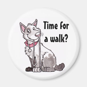 Il Est Temps De Marcher ? Aimant de chien