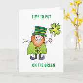 IL EST TEMPS DE METTRE SUR LA CARTE VERTE (Fleur jaune)