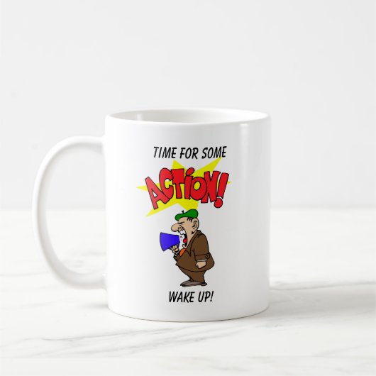 Il est temps de se réveiller ! Mug (Gauche)