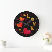 Il est temps pour... LOVE - Horloge murale (Maison)