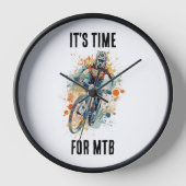 Il est temps pour MTB - horloge murale (Recto)