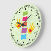 Il est temps pour votre horloge d'ajustement chiro (Angle)