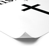 Il Est Terminé Bible Verse Poster (Coin)