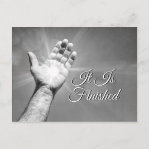Il Est Terminé Carte Postale