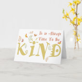 Il Est Toujours Temps D'Être Un Peu Folle Carte De (Fleur jaune)