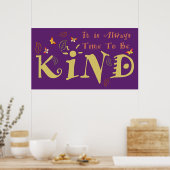 Il Est Toujours Temps D'Être Une Poster (Cuisine)