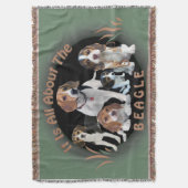 Il est tout au sujet de la couverture de beagle (devant Vertical)