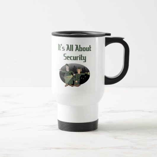 Il est tout au sujet de tasse de sécurité (Droite)