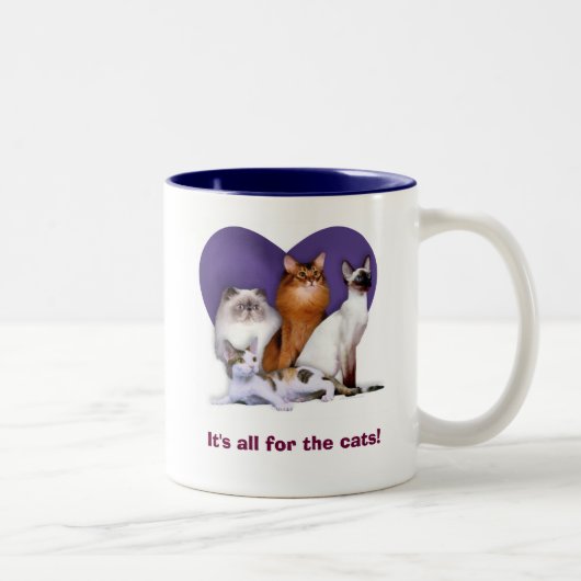 Il est tout pour les chats ! Tasse (Droit)