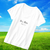 Il est vivant/Typographie chrétienne T-Shirt Marc