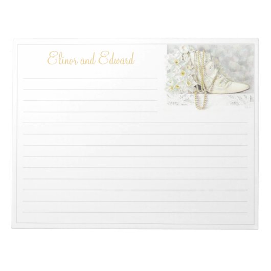 IL ÉTAIT UNE FOIS Bloc-notes 11"x8.5" + Lignes (Devant)