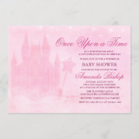 Il était une fois Fairytale Baby shower Invitation