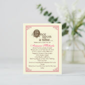 Il était une fois... Invitation baby shower (Debout devant)