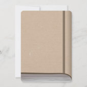 Il était une fois invitation de baby shower de (Dos)