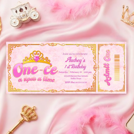 Il était une fois - Invitation Ticket
