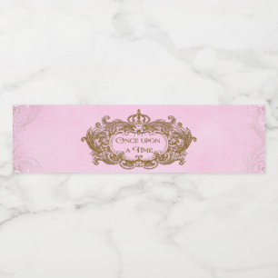 Il Était Une Fois Princess Water Bottle Étiquettes