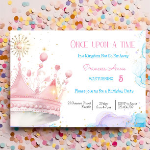 Il était une fois, Princesse Invitation d'annivers