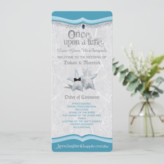 Il était une fois Programme de mariage (Debout devant)