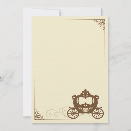 Il était une fois un Faire-part de mariage (Dos)