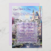 Il était une fois un Faire-part de mariage de cont (Devant / Derrière)