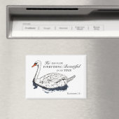 Il Fait Tout Ce Qui Est Beau Bible Verse Magnet (In Situ (Lave-vaisselle))