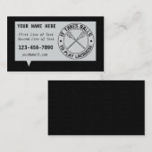 Il Faut Des Balls Pour Jouer Carte de visite De Cr (Devant / Derrière)