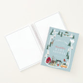 Il Faut Un Baby shower Bleu Village Livre D'Hôtes (Intérieur)