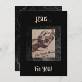 "Il garde Bleeding Love" Carte Plate (Devant / Derrière)