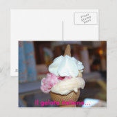 Il gelato italiano... briefkaart (Voorkant / Achterkant)