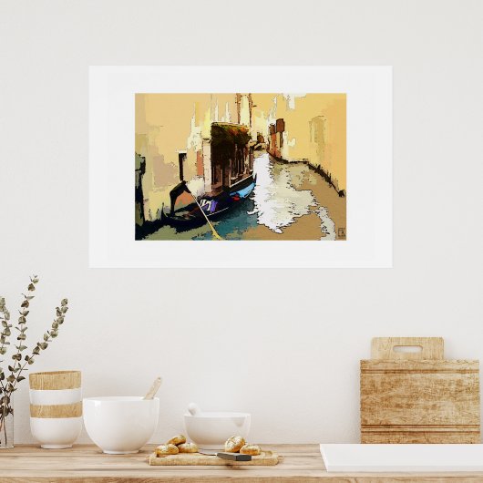 il gondoliere poster (Keuken)