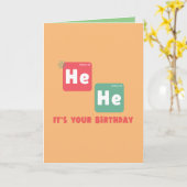 IL LA carte d'anniversaire (Fleur jaune)