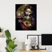 Il Liuto ART PRINT Vampire w/Lute (Thuiskantoor)