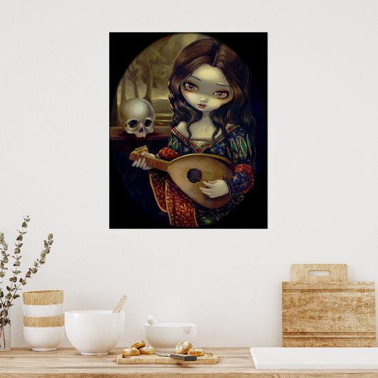 Il Liuto ART PRINT Vampire w/Lute (Keuken)
