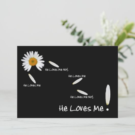 Il M'Aime Faire-part de mariage (Debout devant)