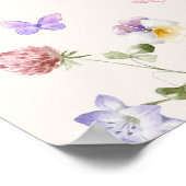 Il Me Donne Affiche de bienvenue Aux Papillons Vio (Coin)