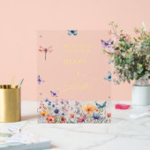 Il me donne des papillons Fleur sauvage Fête des m (Mariage)