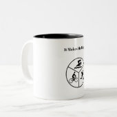 Il me fait la tasse de Heureux-Triathlon (Devant gauche)