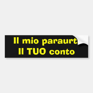 Il mio paraurti - Bumpersticker