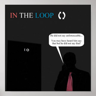 Il n'a pas dit Poster imprévisible