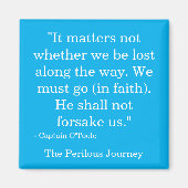 Il Ne Nous Fera Pas De Forsake Magnet (Devant)