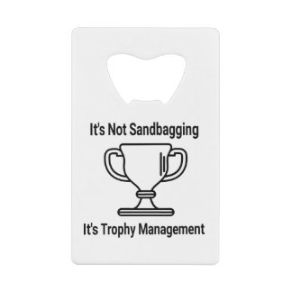 Il ne sabre pas sa gestion des trophées
