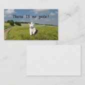 "Il Ne Y A aucune porte !" Modèle de carte de (Devant / Derrière)