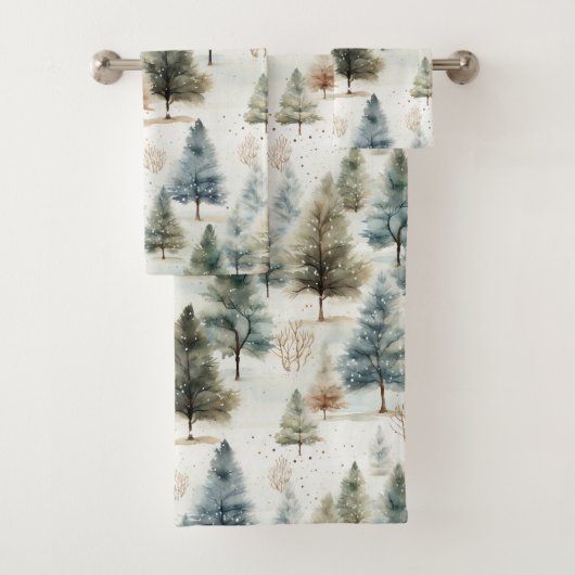 Il neige sur les sapins - (En situation)