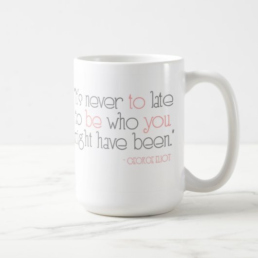Il n'est jamais à tard d'être vous tasse (Droite)