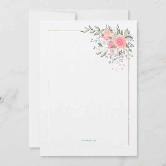 Il n'est jamais trop tard deuxième Faire-part de m (Dos)