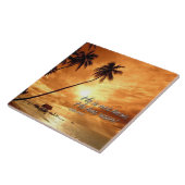 Il n'est pas là, il s'est levé ! Luc 24:6 Carreaux (Côté)