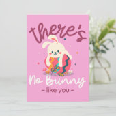 Il n'y a pas de lapin comme toi Carte de Pâques (Debout devant)