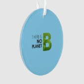 Il n'y a pas de planète B - Typographie de la Terr (devant)