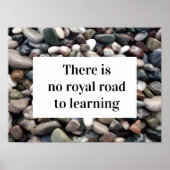 Il n'y a pas de route royale pour apprendre Poster (Devant)
