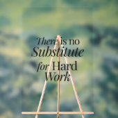 Il n'y a pas de substitut au travail acharné (Neutre)